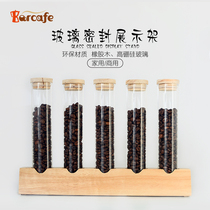 Barcafe food display Sealed glass jar Milk tea shop hall bar Dried fruit storage canned decoration rack