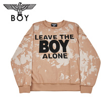 boylondon English letter embroidery reverse wear clothes men 2020 Spring couple top B201NB401411