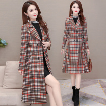 Coat coat women's long 2021 spring and autumn new fashion fashion foreign style casual mother British wind coat