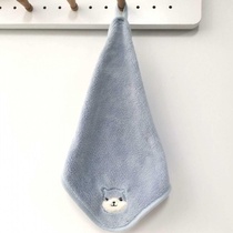 Bathroom hand towel Rag hand towel Hanging kitchen thickened soft absorbent cute childrens hand towel