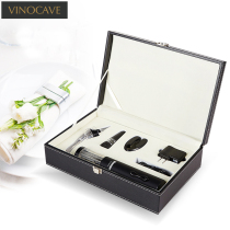 Vinocave electric red wine bottle opener household rechargeable wine opener Decanter Red wine stopper set