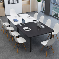 Conference table simple modern desk director table to negotiate reception table chaircombination long tables workbench training table