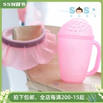 SOSO Global] American kair 3rd generation infant baby bath cap washing head shower head cup protective ear adjustable