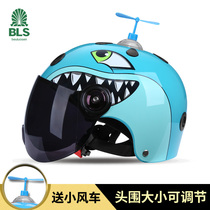 Childrens helmet summer breathable boy semi-gray helmet sunscreen anti-fall female baby battery electric car helmet summer