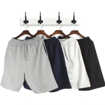 Summer cotton mens pajamas shorts cotton summer thin home shorts loose large size five-point casual pants