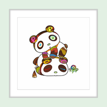 Tide play collection] Murakami two lovely pandas Global Limited 100 screen prints