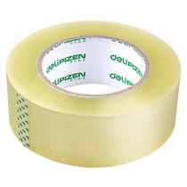 Del transparent tape large 6cm sealing box wide tape express sealing cloth sticky strong packaging transparent adhesive strong cloth tape single-sided strong tape Waterproof high adhesive wholesale