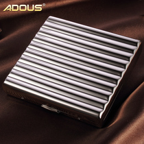 Cigarette case stainless steel 20-pack creative personality cigarette case 10-pack outdoor portable German quality chrome-plated pure copper