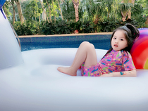 No-no-no-change 19 Summer Original design Custom Girl Baby Skateboard Printed Swimsuit Suit