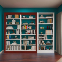 Brief Bookshelf Landing 2 4 m Whole Wall Bookshelves Iron Art Living Room Disposal Bookcase Childrens Bookcase Library Home