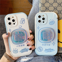 lizzardhill hair band bracket lovers apply Apple 13promax mobile phone shell new iphone11 female 12pro silicone iphox x