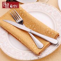 Steak knife and fork household set Western food three-piece set spoon eat cute two-piece set full plate tableware