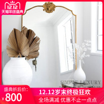 American retro dressing goggles cat heads minimalist full body audition mirror wall-mounted ins wind bedroom teenage girl floor mirror