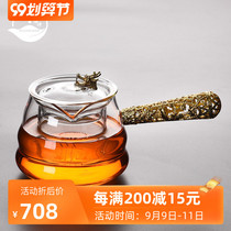 ROADMAKER high temperature resistant glass teapot tea cooker set electric pottery pot home boiling water bubble teapot