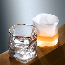 Japanese Whisky Cup glass water Cup home foreign wine glass fruit wine beer cup ins Wind Nordic couple Net Red