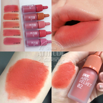 Korea Philip Air Juice Lip Glaze Mat Matte Velvet Lipstick Lip Red Dye Coloured Student