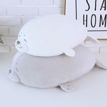 Soft duvet cotton penguin seal Polar Bear Sea Lion doll plush toy doll pillow large birthday gift