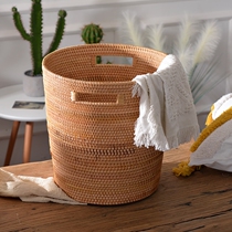 Dirty basket household dirty clothes to collect blue vine hand-woven toys for basket-woven craftsmanship clothes blue