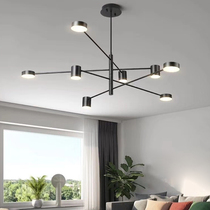 Nordic Creative Personality Living-room Lamp Atmosphere Light Lavish Chandelier Rear Modern Minimalist Restaurant Lamps Net Red Bedroom Chandelier