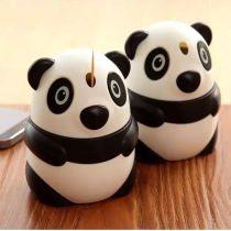 Red panda press type automatic toothbox creative cute cartoon toothpick can Household portable toothpick box toothpick box toothpick barrel