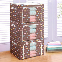 Quilt storage bags of clothes big bag fabric moisture-proof thickening household quilt packing bag clothing