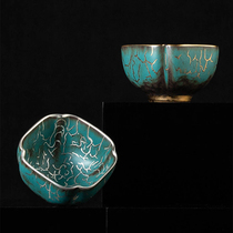 Golden Master Cup Gift Box Household Ceramic Cup Kung Fu Tea Cup Personal Special Cup High-end Cup