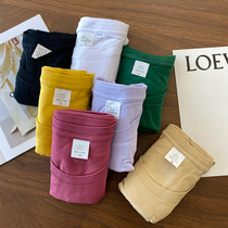 Out of Japan order fried chicken value bagged cotton comfortable breathable candy color base round neck short sleeve t-shirt