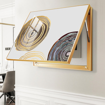 Electric Meter Box Decorative Painting Cover Distribution Box Creative Abstract Painting Electric Gate Box Punch Free Modern Minimalist Painting Crystal Porcelain Painting