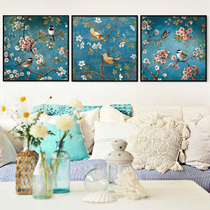 Mona Lisa cross-stitch new living room small flowers birds and flowers simple modern triple bedroom painting full of show