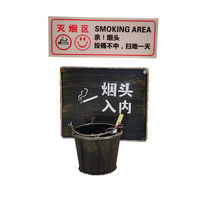 Home Toilet Toilet With Cover Ashtrays Creativity Ins Wind Tide Anti-Fly Ash-Free Living Room Wall-mounted