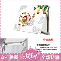 Electric meter box Decorative Drawing Gourd Plot Ice Crystal Table Box Nine Fish Picture Living Room Hair tree Electric gate box shielded from five forks