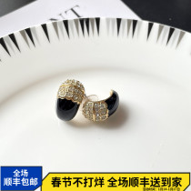 American Western Antique Jewelry Exotic Vintage Swarovski Retro Exquisite Versatile Crystal Earrings