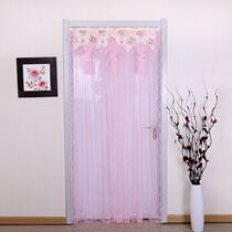 Season curtain fabric living room screen door air-conditioning bedroom curtain anti-mosquito decoration simple door curtain household partition cloth curtain