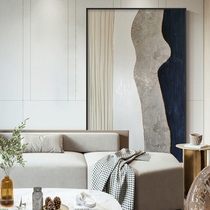 Original handpainted oil painting Xuanguan decoration painting Abstract Painting Extreme Simple Living Room Floor Painting Large Mural Modern Minimalist Painting