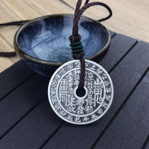 Mountain ghosts spend money amulet Ben life 999 sterling silver pendants men evil Foot silver necklace female