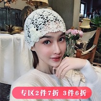 RU Son Woman Flowers Berehat Sweet And Cute Pearl Wool Line Hat Little Fresh Casual Mahai Fur Baotou Cap