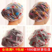 Fashion Cute Waterproof Bath Cap Adult Body Lotion Lady Wash Head Hat Waterproof Bath Hat Swimcap Long Hair Hat Children