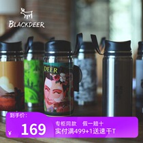 BLACKDEER Black Deer vacuum stainless steel insulation travel outdoor sports portable creative water cup stewing pot