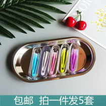 Suction Sticks Hard Mirror Glasses Invisible Tweezers Clips Box Silicone Gel Sexual Beauty Pupil Aids Periopic Glasses With Student Glasses Box Subs