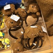 Japan USJ Universal Studios timu bear cartoon cute plush hairband hairband hair accessories