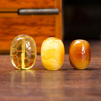 Natural amber beeswax rich armor world Turtle shell back cloud pendant diy men and women Buddha beads hand string accessories Star Moon Bodhi