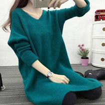 Gats up for overweight pregnant women Mao coat autumn and winter loose and fat MM200 jaggi external to wearing undercoat dress