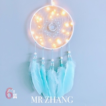 MR ZHANG original dreamnet light birthday girl Indian feather hanging decoration artistic gift Requins wind