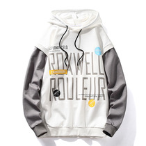 Tide brand loose hooded clothes men 2021 Autumn New Youth spring and autumn coat trend ins top wear