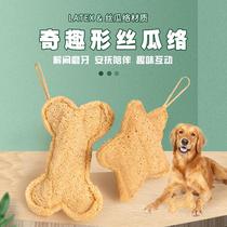 Pet dog silk melon toy resistant to the game Dough Teddy medium small dog grinding tooth unstoppy