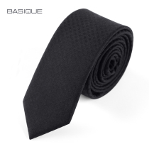 Yuanben mens black narrow version business tie mens Korean version 5 shirt suit tie