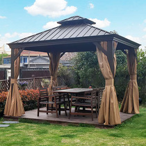 Outdoor gazebo Courtyard Outdoor galvanized tent Aluminum alloy balcony awning Roof Garden canopy Leisure pavilion
