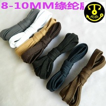Hot sale shoe rope sports shoelace outdoor shoelace 8-10MM tapeform 100-250cm multicolor