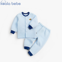  Koala nose nose baby autumn warm cotton suit baby underwear mens and womens childrens pajamas Childrens autumn clothes autumn pants