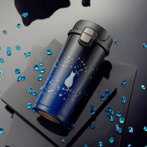 Japanese starry thermos cup female student cute Cup portable cup stainless steel car accompanying coffee cup